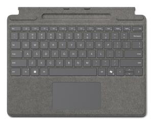 Surface Pro Keyboard Copilot With Pen Storage ( Slim Pen Not Included) - Platinum - Azerty Belgian