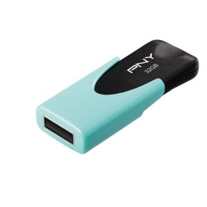 ATTACHE 4 PASTEL - 64GB USB Stick - USB 2.0 - Aqua - Read 25mb/s Write 8mb/s