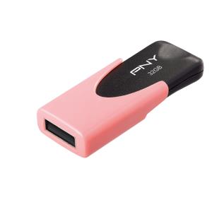ATTACHE 4 PASTEL - 64GB USB Stick - USB 2.0 - Coral - Read 25mb/s Write 8mb/s
