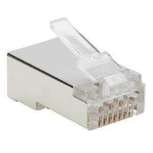 TRIPP LITE CAT6 RJ45 Pass-Through FTP Modular Plug, 50 Pack