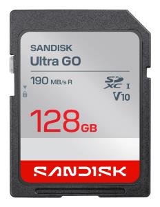 SanDisk Ultra GO SDHC and SDXC UHS-I Card - 128GB 190MB/s