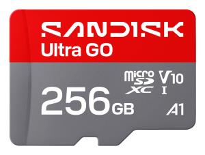 SanDisk Ultra GO microSD UHS-I Card - 256GB 190MB/s R