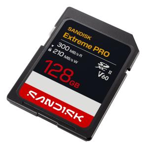 SanDisk Extreme PRO SDXC UHS-II V60 Card - 128GB