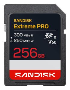 SanDisk Extreme PRO SDXC UHS-II V60 Card - 256GB