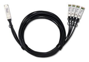 Direct Attached Cable 100g Qsfp28 To 4x 25g Sfp28 Fan-out 3m