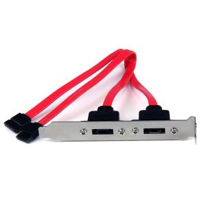 SATA To ESATA Slot Plate M/f 2-port