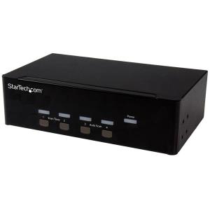 KVM Switch - Dual Vga With Audio And USB Hub 4port USB 2.0