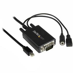 Mini DisplayPort To Vga Adapter Cable With Audio - 2m