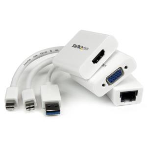 MacBook Air Accessories Kit - Mdp To Vga / Hdmi And USB 3.0 Gigabit Ethernet Adapter