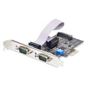 Serial Pcie Card - 2-port Dual-port Pci-e To Rs232/rs422/rs485 (db9) Serial Card Low-profi