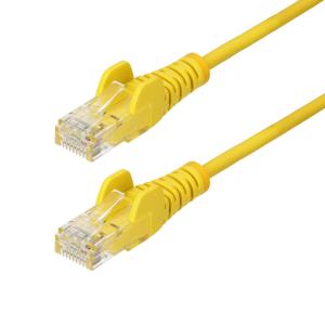 Patch Cable - CAT6 - Utp - Snagless - 2.5m Yellow Slim
