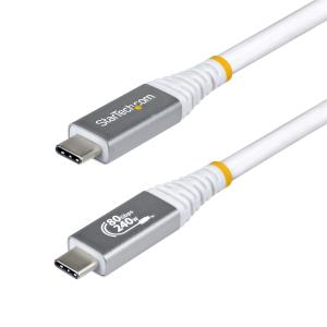 USB4 Cable USB-if Certified 8k120/dp2.1/240w/80gbp 1m  White