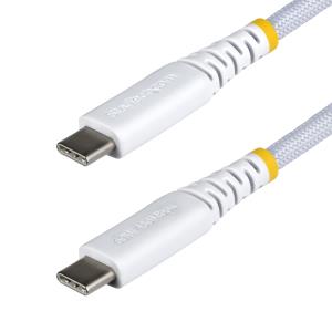 USB-c Charging Cable 60w Pd/rugged USB 2.0 Charger 3m White