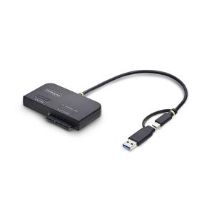 SSD Hard Drive Reader - USB-c/USB-a To M.2 Nvme And 2.5in/3.5in SATA Adapter, 10gbps, Tool-free External B+m/m-key