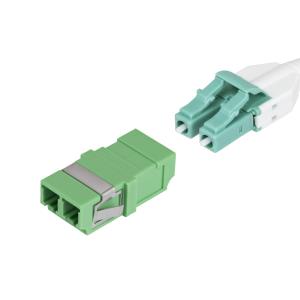 Lc To Lc Coupler - Os2 Single Mode Sc Footprint Lc Fiber Optic Coupler Without Flange - 10pk