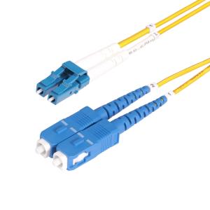 Fiber Optic Cable - Lc To Sc (upc) Os2 Single Mode Duplex 9/125�m 8m