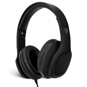 Overear Headset With Mic 3.5in Black
