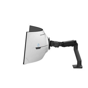 Monitor Mount - HX Desk Monitor Arm with VHD Pivot - 1 monitor - Tilt/Pan/Rotate - up to 57in - Black