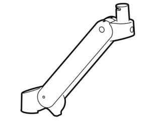 Accessory - LX Pro Arm without Pivot - White
