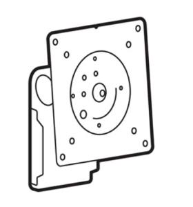 Accessory - Lx Pro Dual Direct Display Mount - Industrial Grey