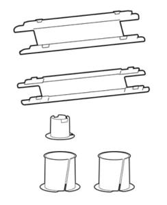 Accessory - Universal Plastics Replacement Kit Lx Pro - White