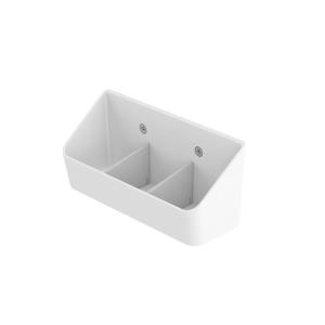 Corded Scanner Holder, Horizontal T-Slot Mount - White