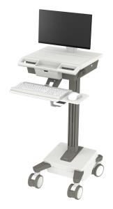 Mosaic LCD Cart - Full-Featured Medical Cart - 1 monitor - Tilt/Pan/Rotation - up to 27in