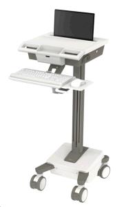 Mosaic Laptop Cart - Tier 3 Std 3x3x1 - Configured with key-lock drawers