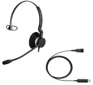 Headset Biz 2300 - Mono - Quick Disconnect (QD) Connector - Black - Noise Cancelling + LINK230