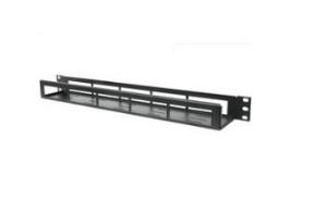 Cable Management Tray 1u Black - For 19in Racks (1ucrossbar-120)