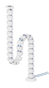 Cable Spine - Modular Vertebrae - Magnetic Fixture - Universal - White