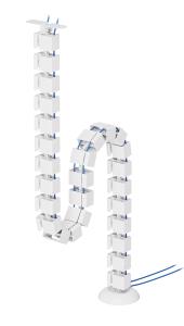 Cable Spine - Modular Vertebrae - Screw-mounted - Universal - White