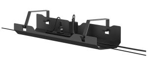 Cable Management Tray - Max 5 Kg - Screw-mounted - Universal - Black