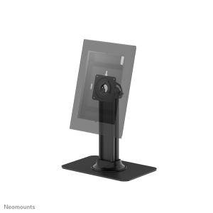 Tablet Desk Stand - 75� Tiltable - 90� Rotatable - Vesa 75x75 - Bolt-down - Black