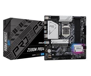 Motherboard Z590m Pro4 LGA1200 Intel Z590 4 X Ddr4 USB 3.2 SATA 3 7.1ch Hd Audio MATX