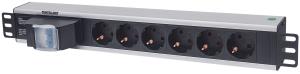 Power Strip With Double Air Switch, No Surge Protection, 1.5m Power Cord