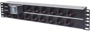 Power Strip With Double Air Switch, 3m Power Cord