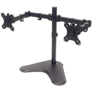 Monitor Mount - Desk - 2 Monitors - Full Motion - 13 To 32in - Black