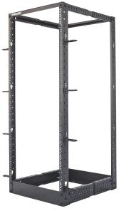 Open Frame Rack 19in 4 Post 26u Flatpack Black