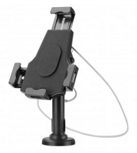Tablet/iPad Stand -  Desk and Wall Mount Holder - Lockable - 7.9 to 11in