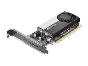 Graphics Card NVIDIA T1000 4GB mini 4x DP with HP bracket