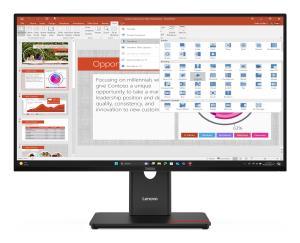 Desktop Monitor - ThinkVision T27-40 - 27in - 1920x1080 (Full HD) - 4ms 120Hz 99% sRGB