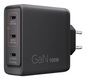 Charger - Multi-port USB-C 100W GaN - EU