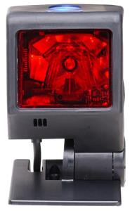 Barcode Scanner Quantum T 3580 - Wired - 1 D Imager - Black - USB Kit With 3in Flex Stand