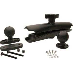 Ram Mount Kit - Flat Clamp Base/ Long Arm/ Ball For Vehicle Dock Rear