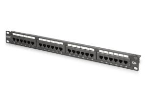 Patch panel CAT6 24 Ports Unshielded - Black (dn91624u)