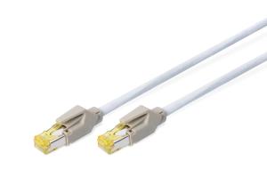 Patch cable DRAKA - CAT6a - S/FTP - Snagless - Cu - 0.5m - grey