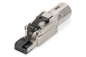 Cat.8.I Field Termination Plug, shielded tool free