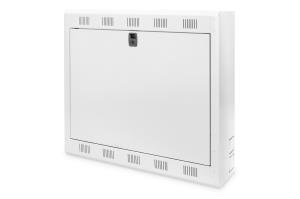 DVR wall mounting cabinet 550x580x160 mm, grey (RAL 7035)
