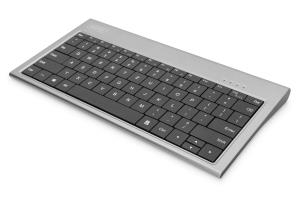 Dock USB Type-C with Keyboard - HDMI / VGA / 3x USB 3.0 / 2x card reader / 2x USB-C / RJ45 / Audio - 100W power delivery Qwertzu German